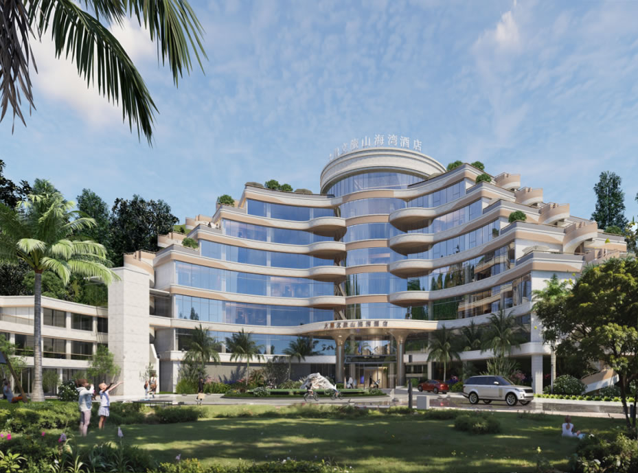 深圳山海灣配套地上式箱泵一體化生活消防給水泵站解決度假區的供水難題